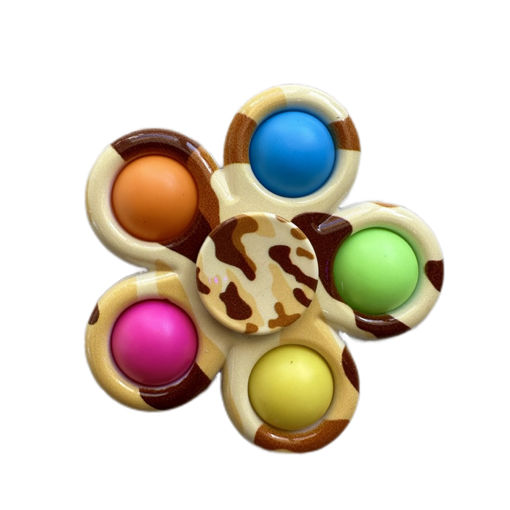 Picture of Fidget Spinner Brown Camouflage